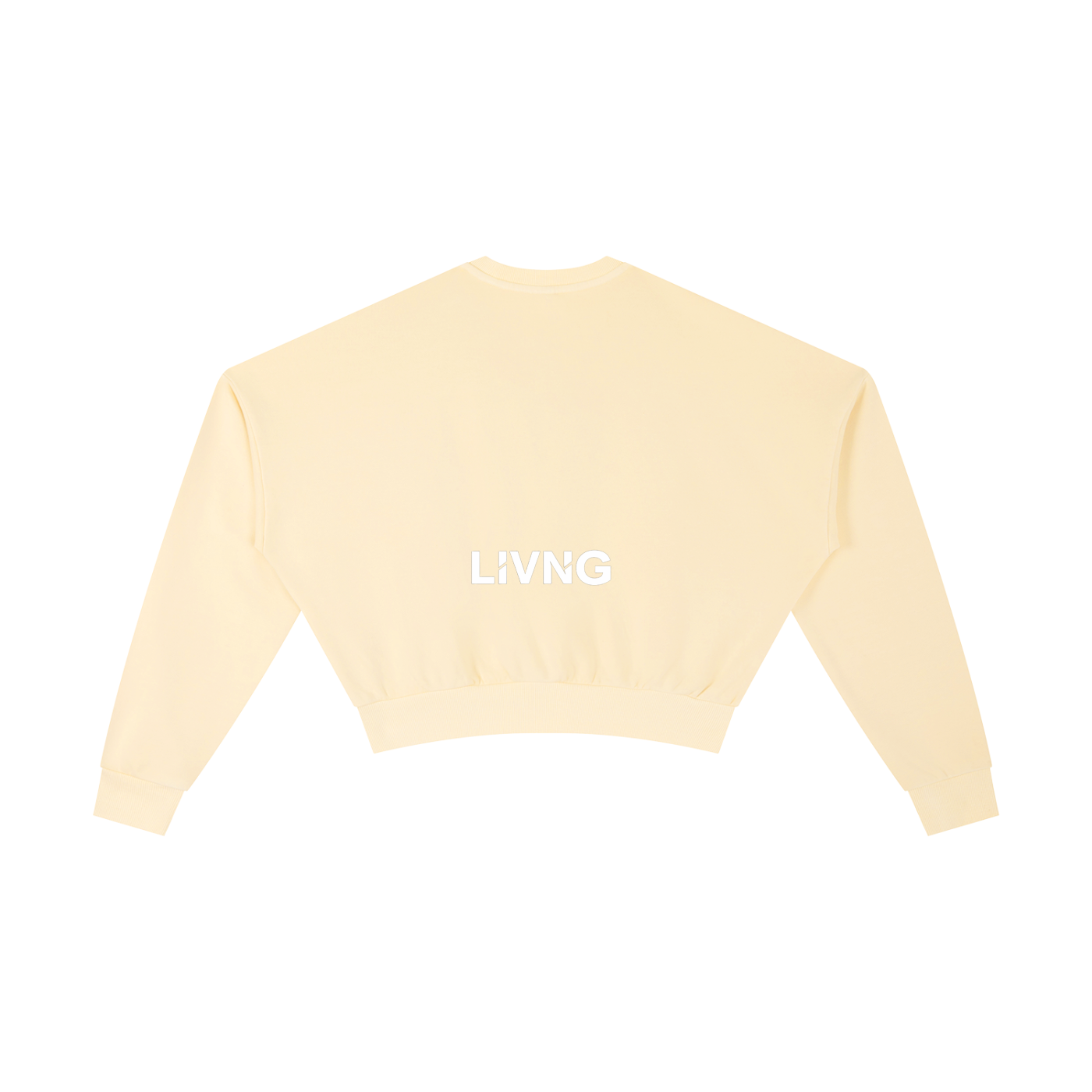 Womens Vintage Washed Cropped Sweatshirt