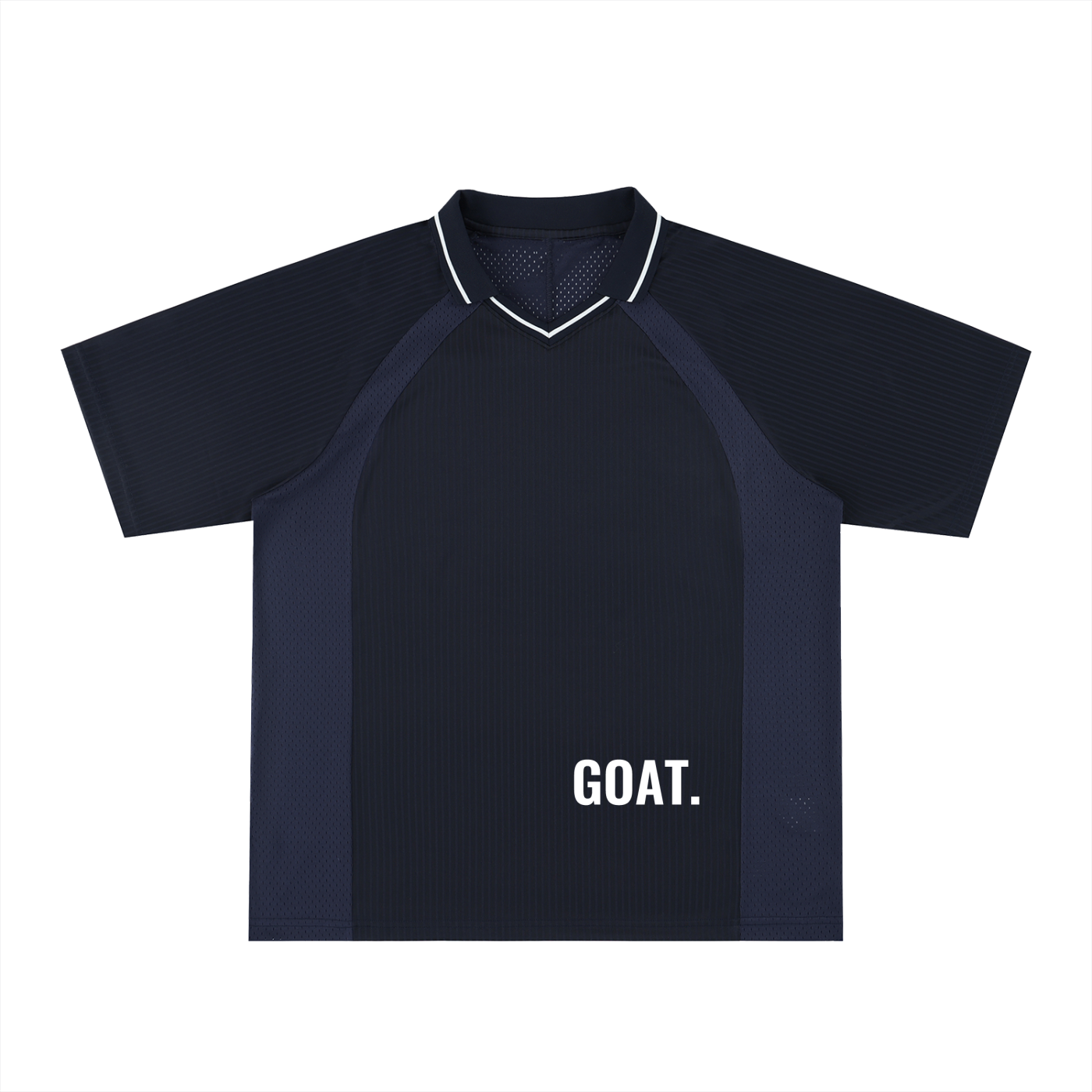 Striped V-Neck Soccer Jersey