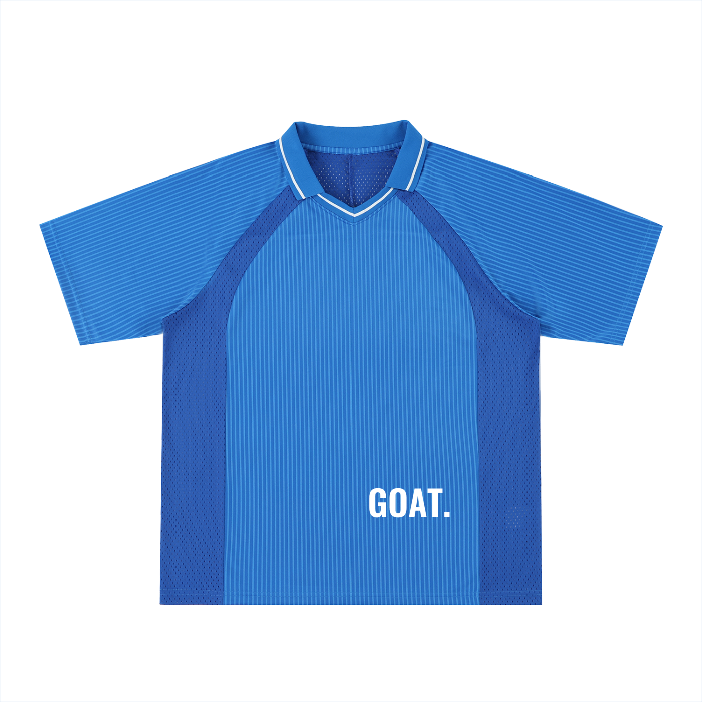 Striped V-Neck Soccer Jersey